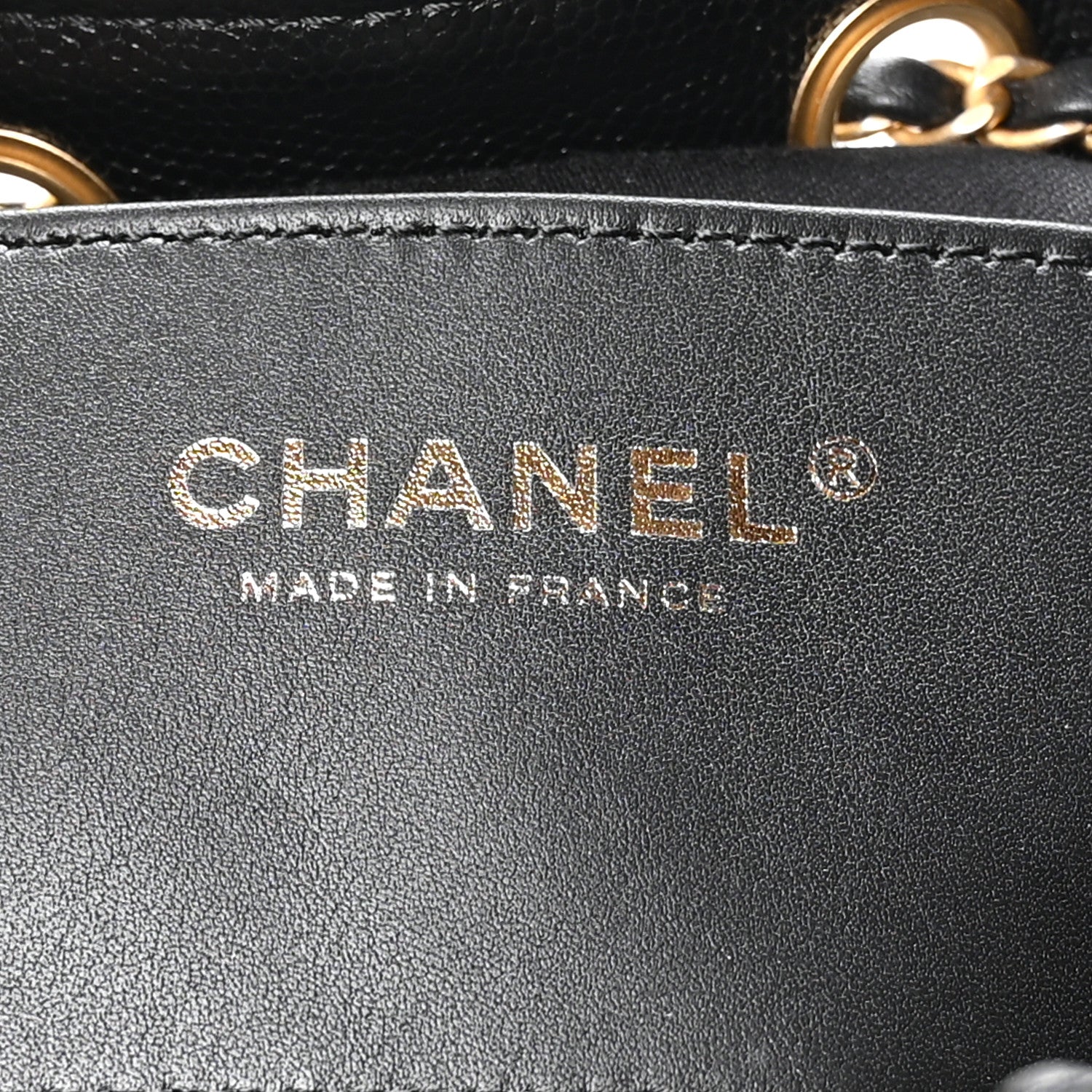 Caviar Quilted Small CHNL 25 Handbag Black