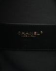 Caviar Quilted Medium CHNL 25 Handbag Black