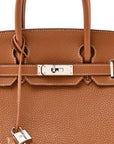 Taurillon Clemence Birkin 30 Gold