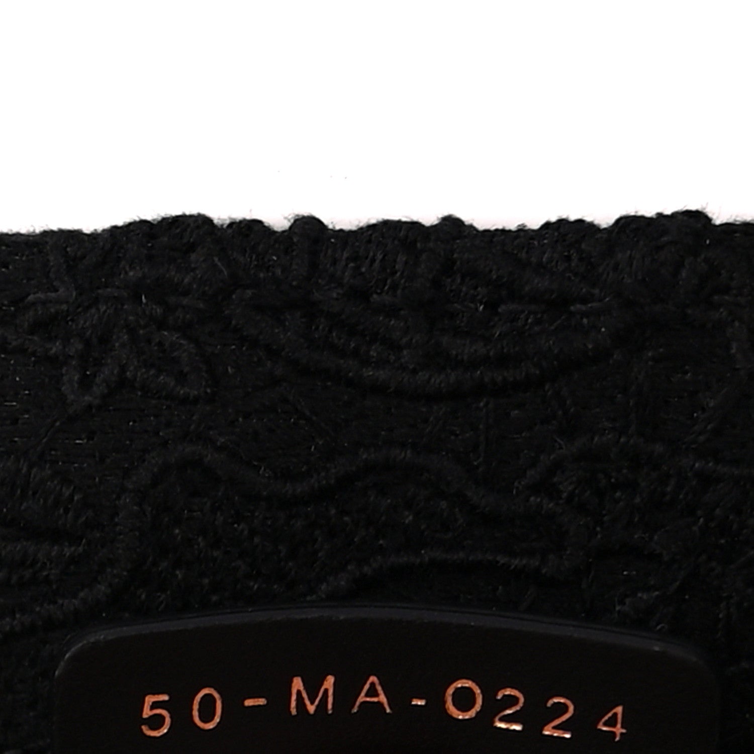 Embroidered 3D Macrame D-Lace Sun Medium Book Tote Black