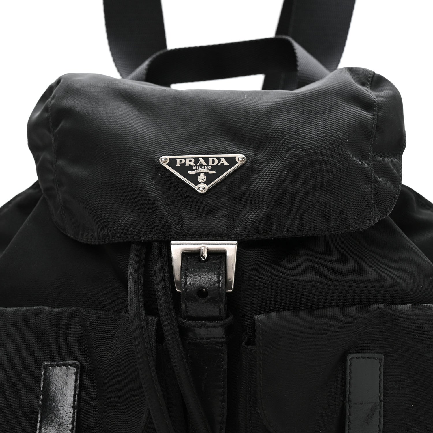 Nylon Vela Small Backpack Black