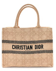 Raffia Cannage Medium Book Tote Natural