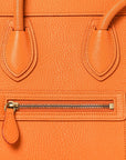 Goatskin Micro Luggage Light Orange