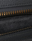 Baby Drummed Calfskin Micro Luggage Kohl
