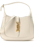Boarded Dyana Lux Calfskin Mini Jackie 1961 Hobo Mystic White