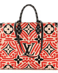 Monogram Giant Crafty Onthego GM Creme Rouge Black