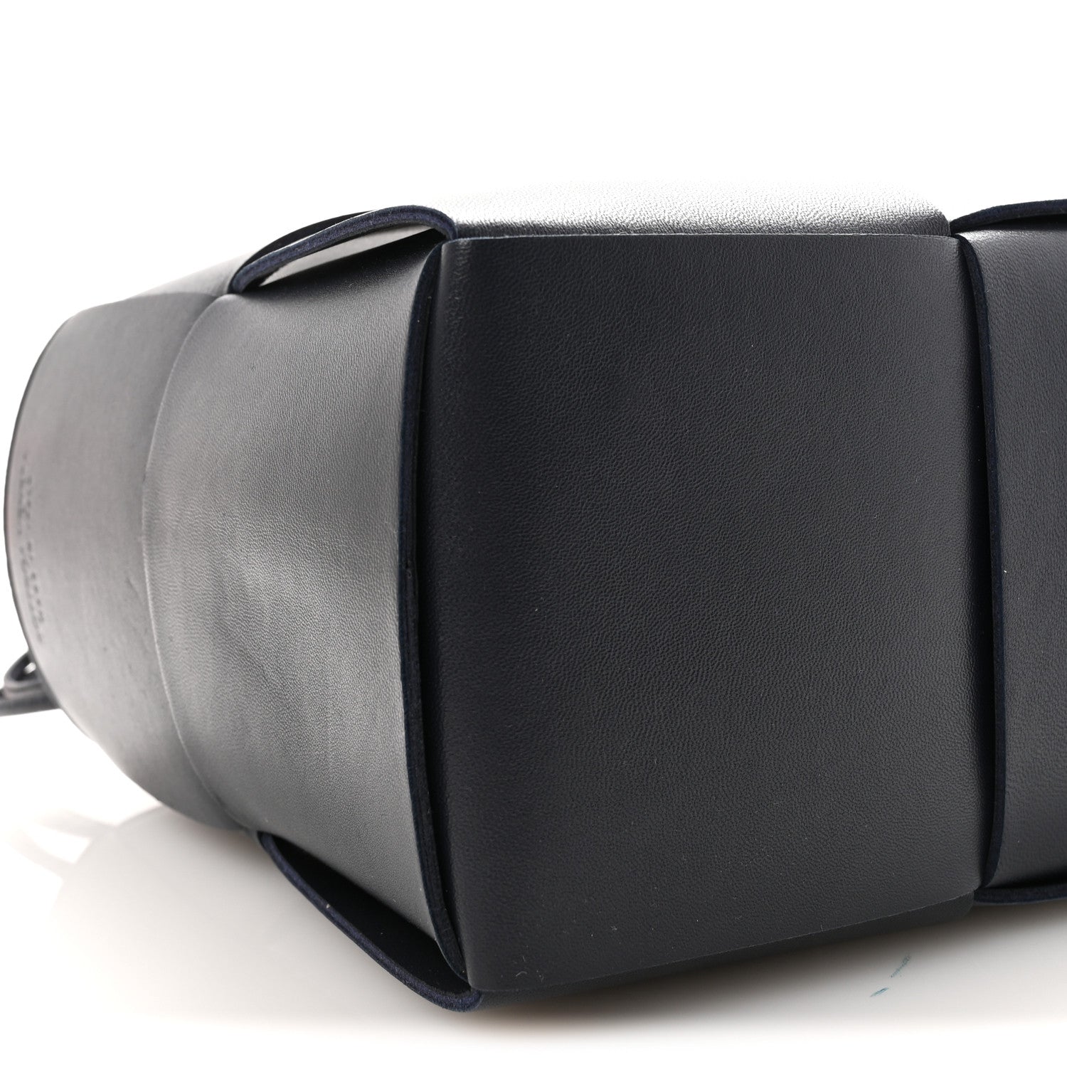 Nappa Maxi Intrecciato Small Arco Tote Navy
