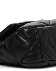 Lambskin Quilted Medium CHNL 19 Flap Black