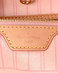 Damier Azur Neo Neverfull MM Rose Ballerine