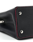 Taurillon Capucines MM Cobalt Fuchsia