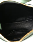 Soft Calfskin Arque Shoulder Bag Acquamarina