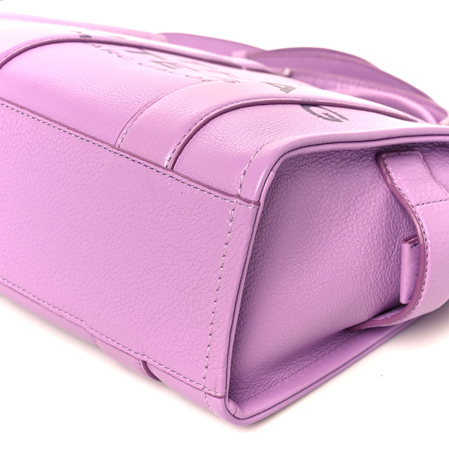 Grained Calfskin Small The Tote Bag Regal Orchid