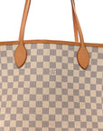 Damier Azur Neo Neverfull MM Rose Ballerine