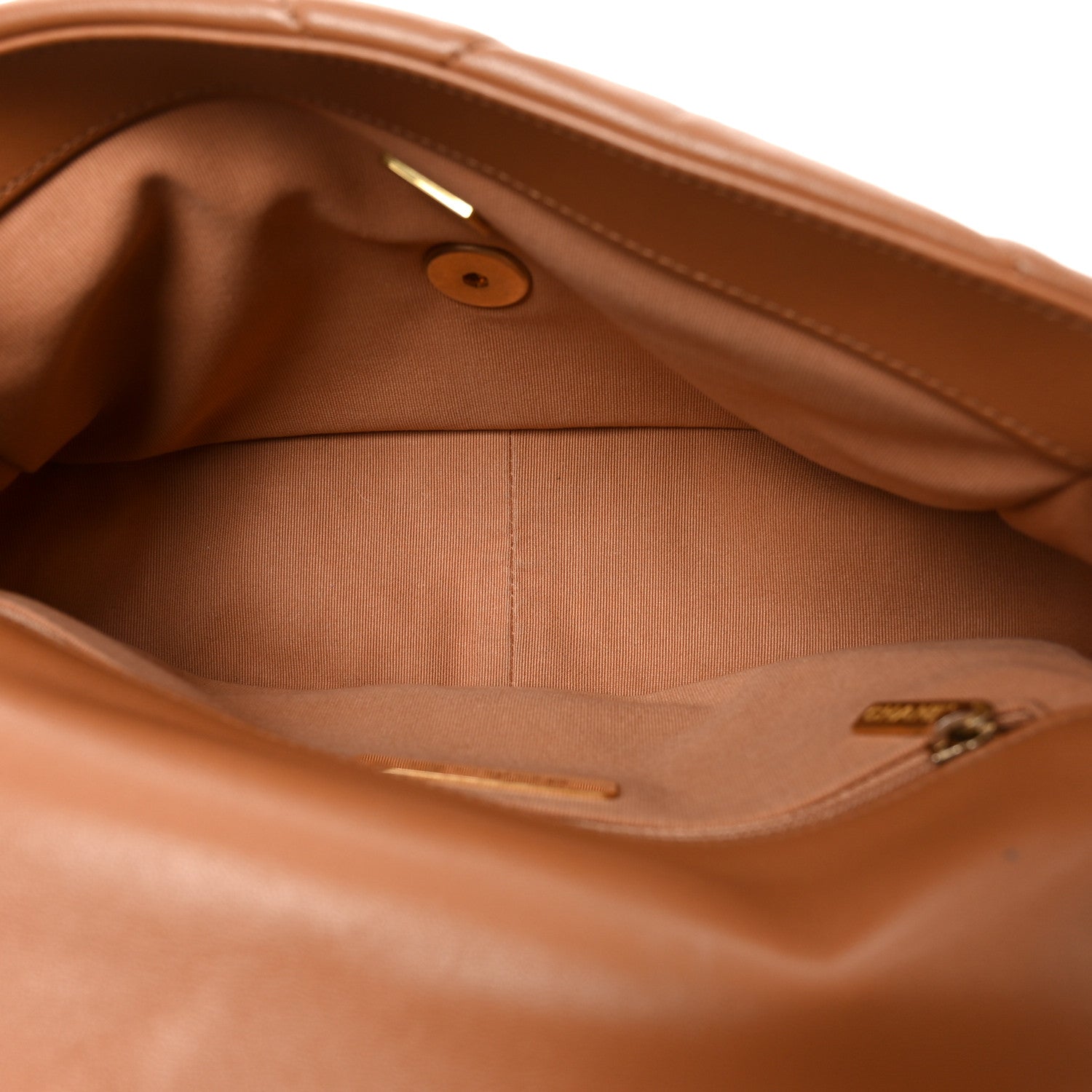 Lambskin Quilted Medium CHNL 19 Flap Brown