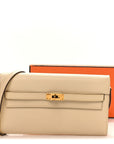 Epsom Verso Kelly Wallet To Go Nata Jaune Poussin