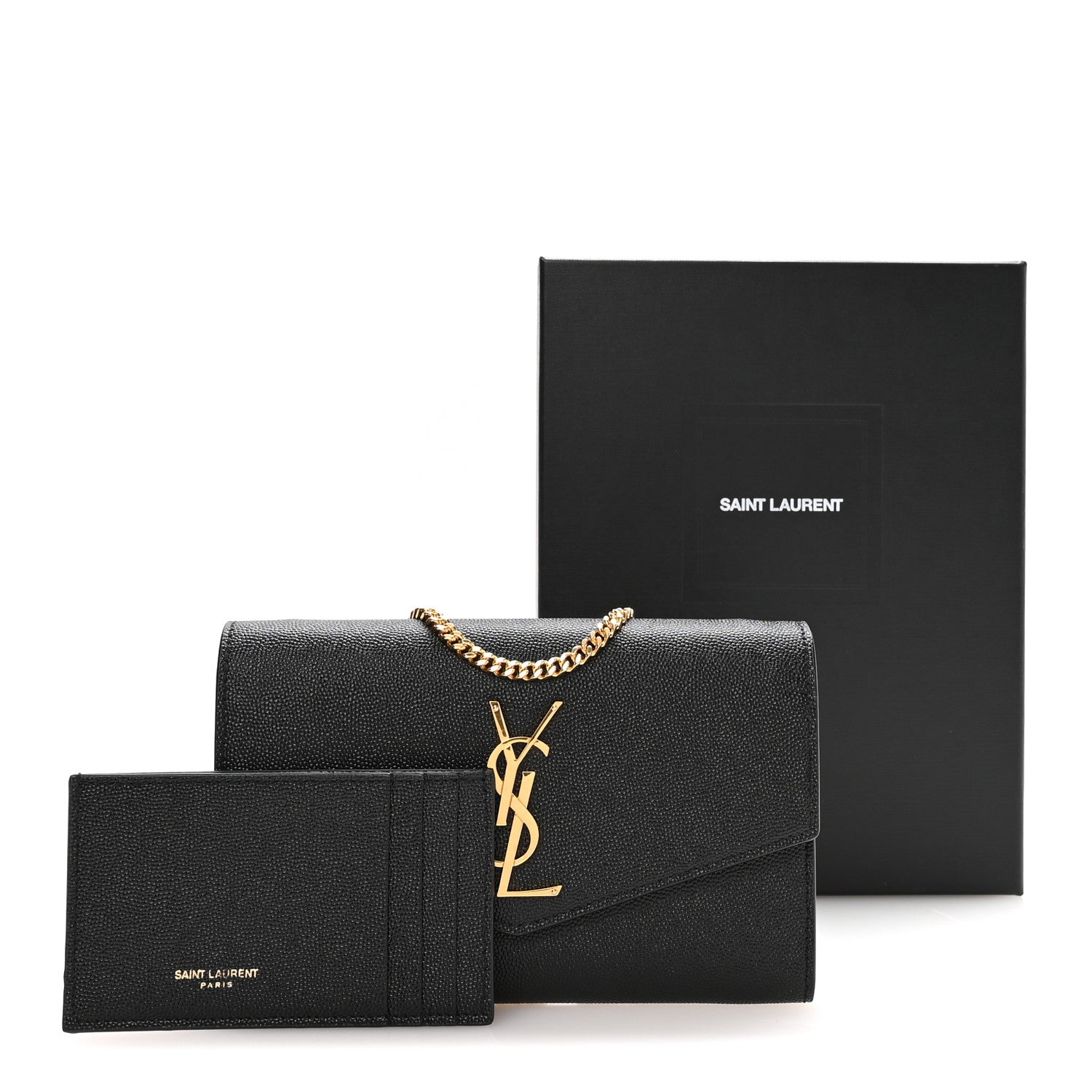 Grain De Poudre Uptown Chain Wallet Black