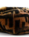 Shearling Vitello Dolce Macro FF 1974 Baguette Tobacco Black