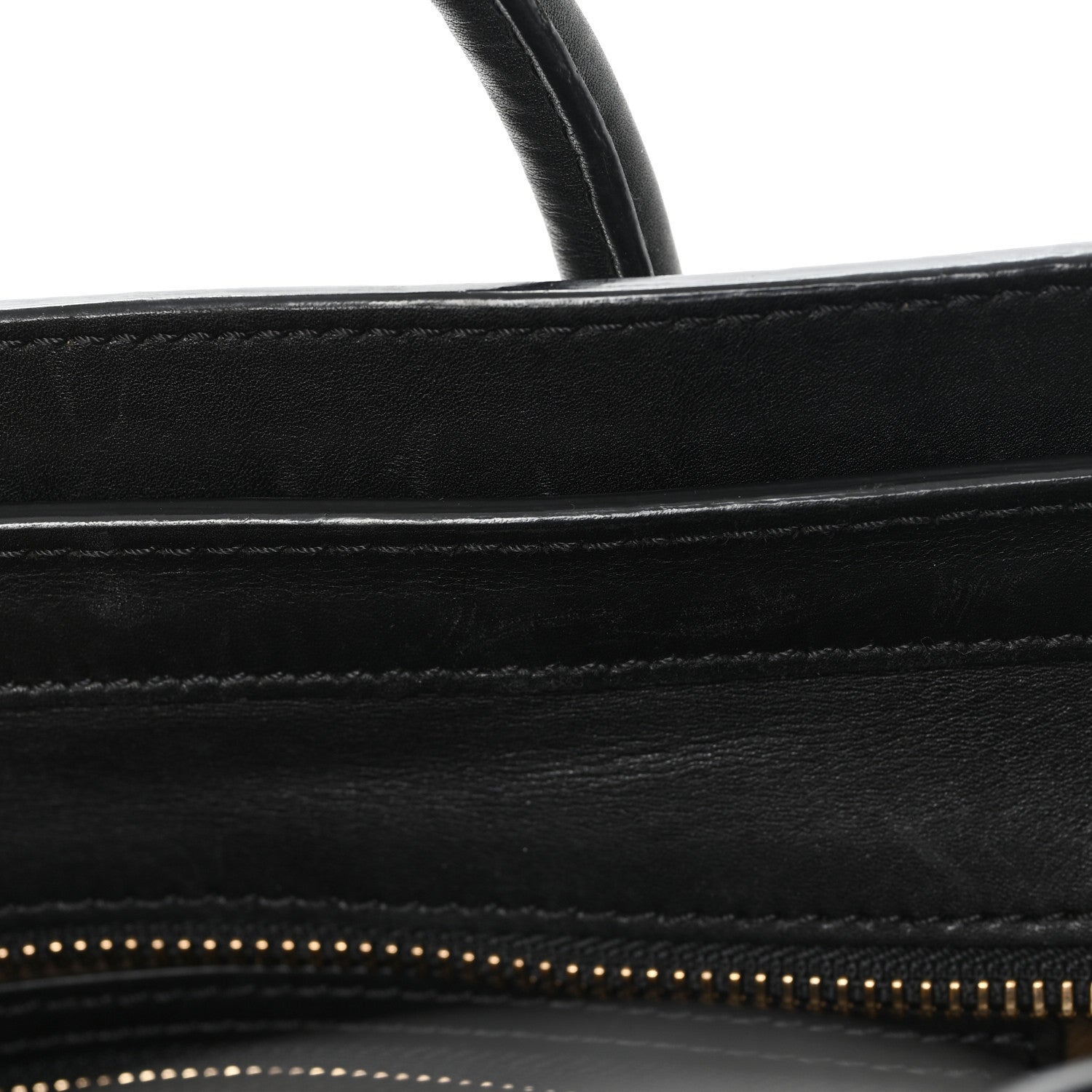 Calfskin Nubuck Suede Micro Tri-Color Luggage Porcelain