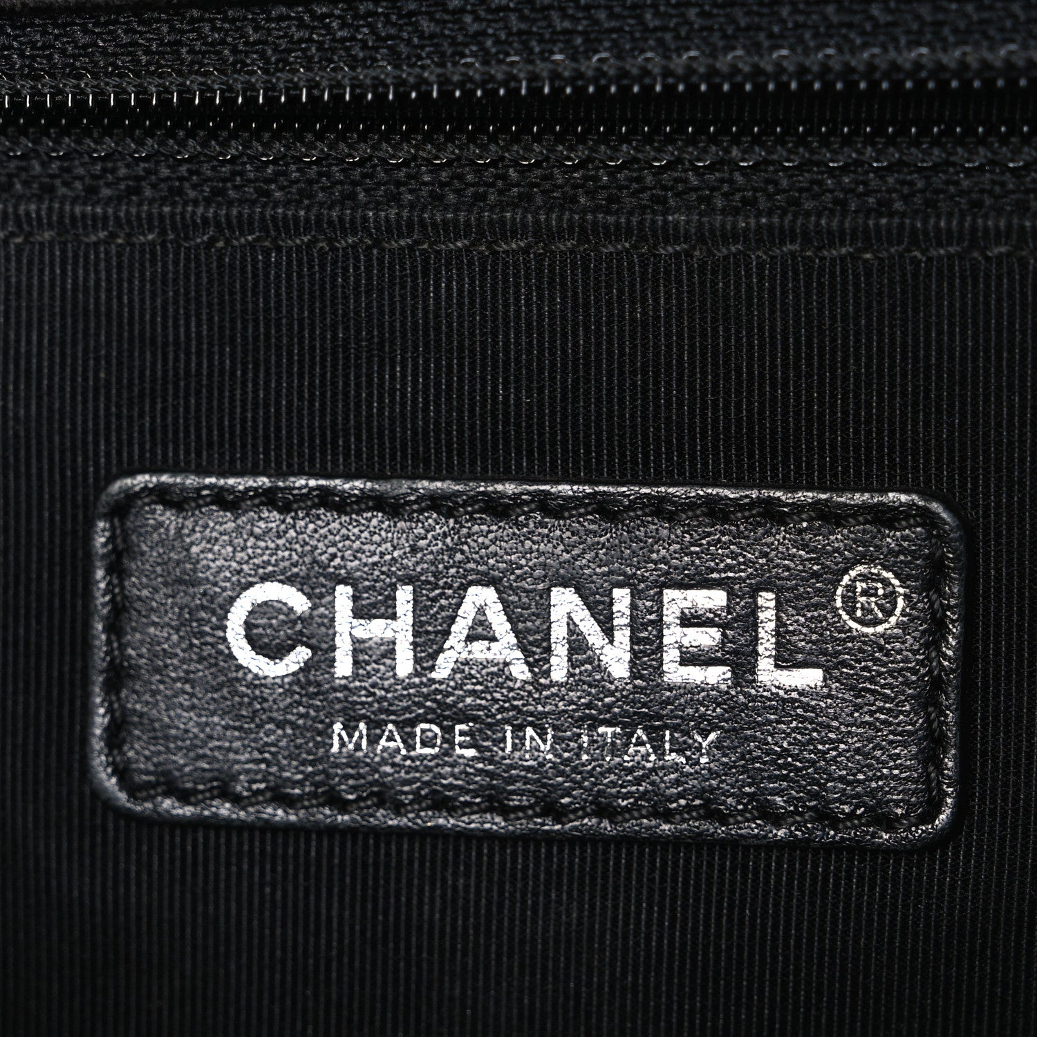 Lambskin Quilted Large Boy Flap Black