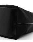 Tessuto Nylon Rose Shoulder Bag Black Rosso