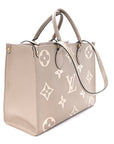 Empreinte Monogram Giant Onthego MM Tourterelle Creme