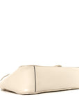 Calfskin Matelasse Small GG Marmont Shoulder Bag White