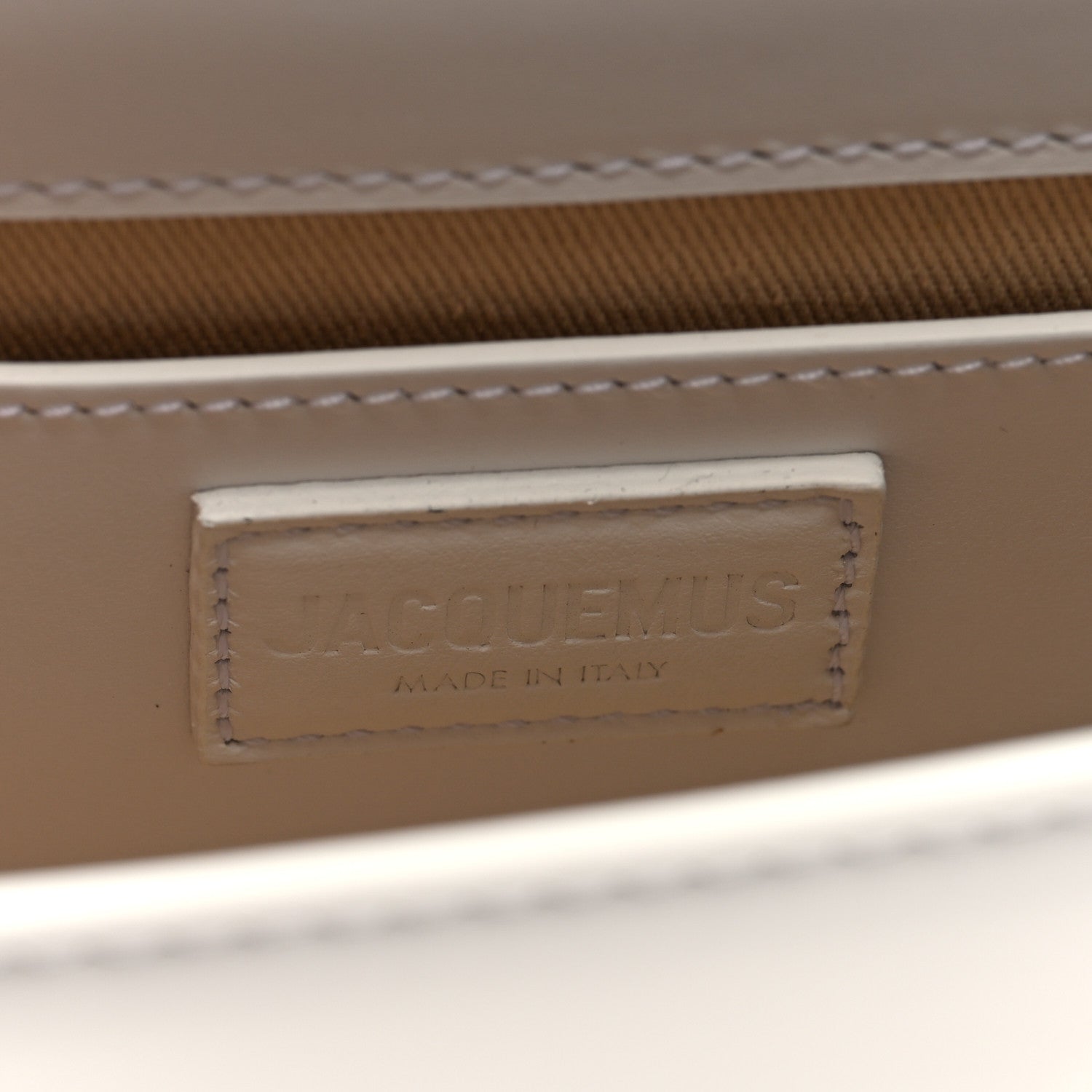 Smooth Calfskin Le Bambino Long White