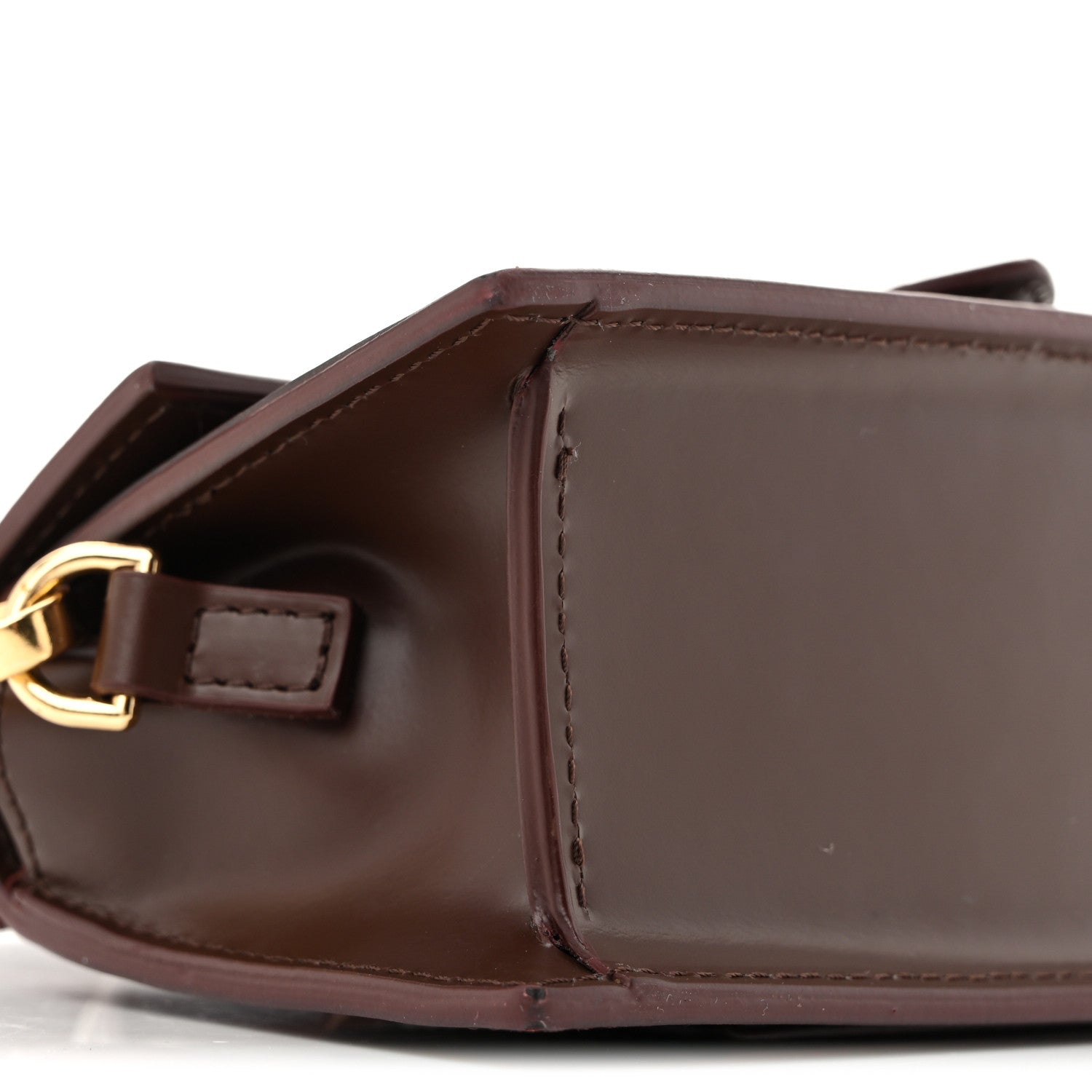 Smooth Calfskin Le Bambino Dark Brown