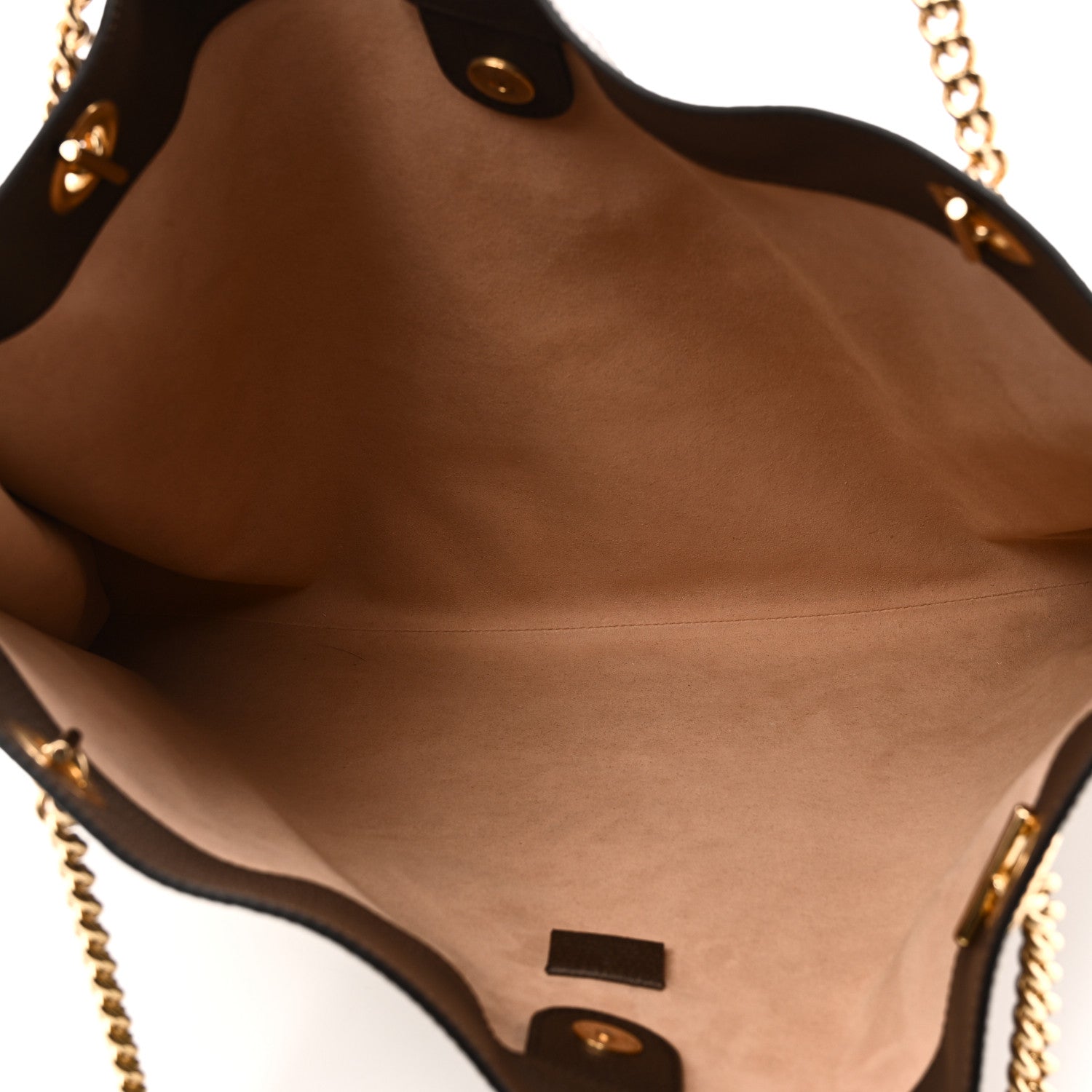 GG Supreme Monogram Large Rajah Chain Tote Beige New Acero