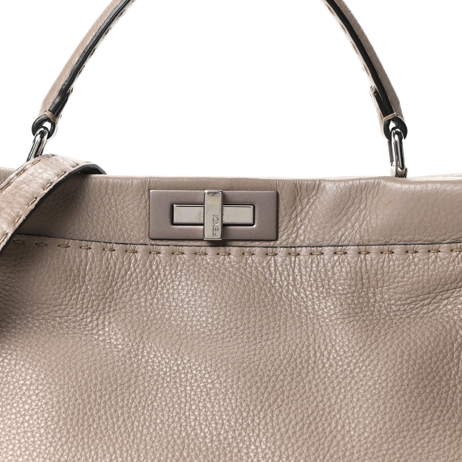 Cuoio Romano Selleria Large Peekaboo Iconic Satchel Corda