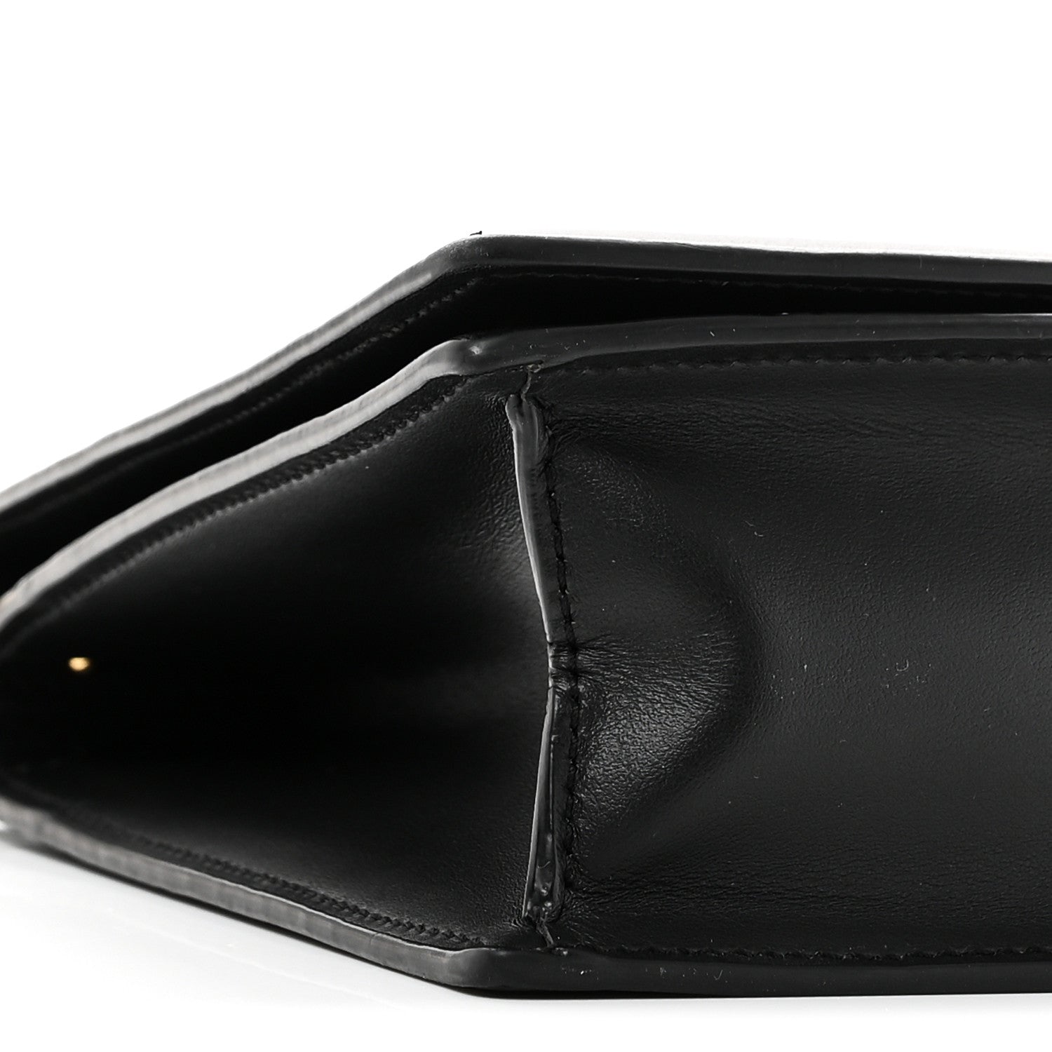 Calfskin DG Logo Flap Crossbody Bag Black