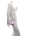 Laminated Nappa Nano Jackie 1961 Hobo Metallic Rosa