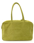Camoscio Beau Top Handle Bag Edera