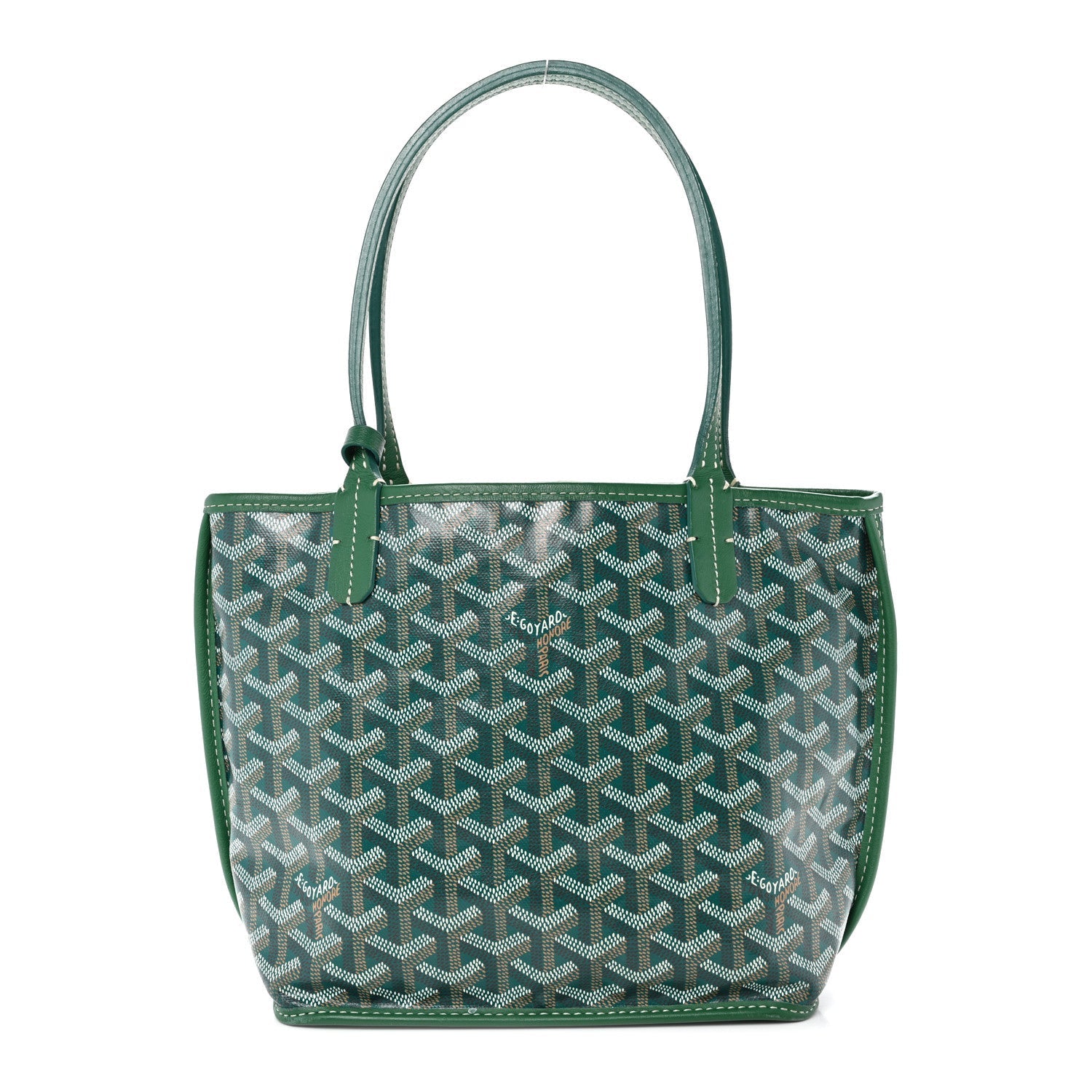Goyardine Reversible Mini Anjou Green