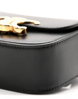 Shiny Calfskin Mini Claude Belt Bag 75 30 Black