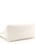 Canvas Racing Logo Tote White