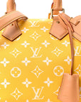 Calfskin Monogram Speedy P9 Bandouliere 25 Jaune Mat