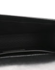 Calfskin Medium Heart Bolts Monogram Kate Satchel Black
