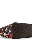 LV X TM Monogram Flowers Neverfull MM