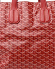 Goyardine Voltaire Tote Red