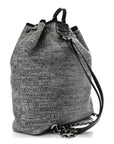 Canvas Large Deauville Backpack Charcoal