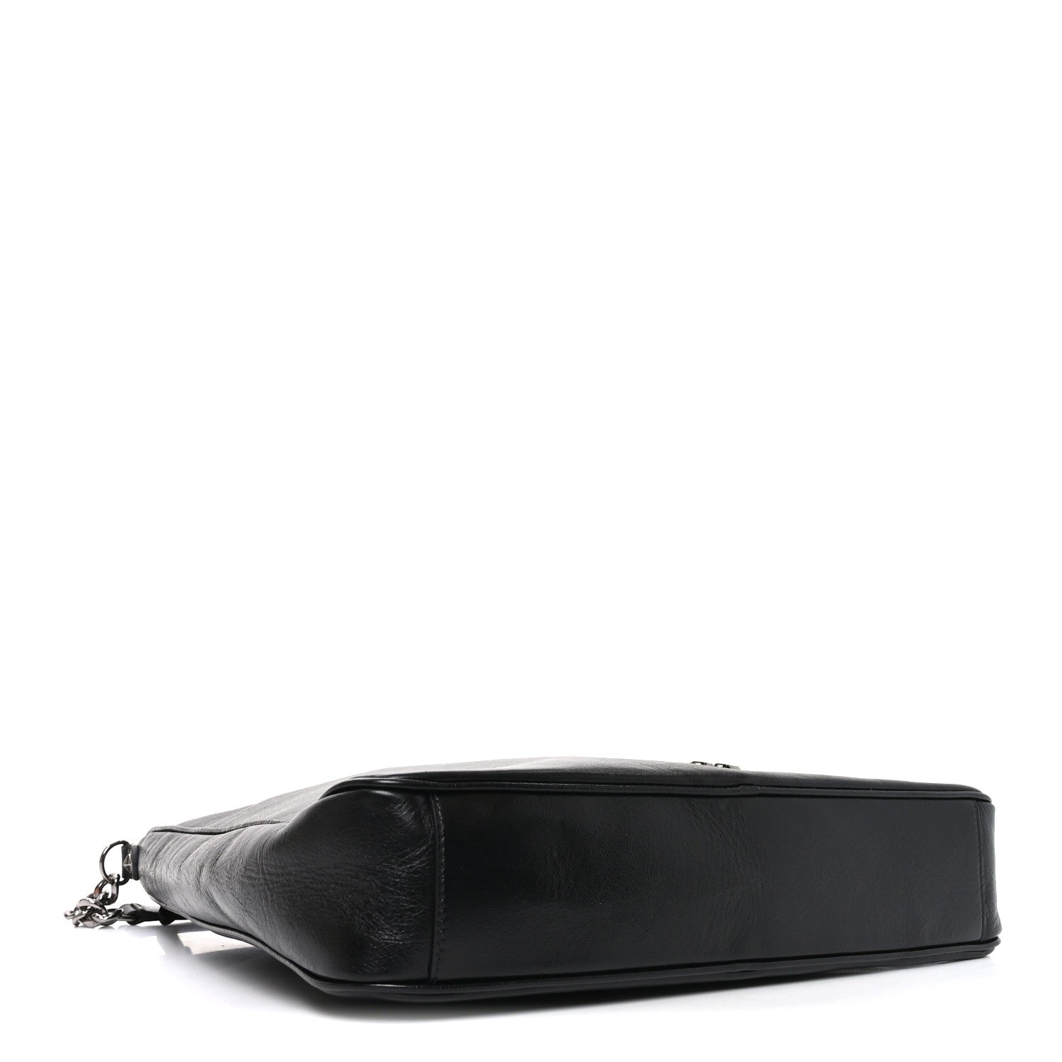 Lambskin Large JC Soft Hobo Bag Black