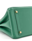 Taurillon Novillo Birkin 30 Vert Vertigo