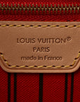 Monogram Inside Out Neverfull Bandouliere MM Rouge Sari