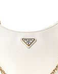 Saffiano Re-Edition 2005 Shoulder Bag White