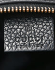 Pebbled Calfskin Small Soho Disco Bag Black