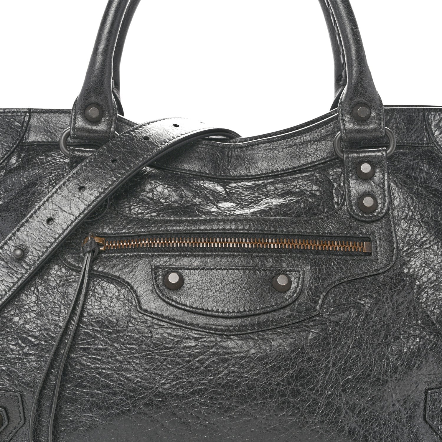 Arena Lambskin Classic Hardware Medium Le City Black