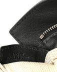Calfskin Mini Puzzle Edge Bag Black
