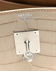 Matte Niloticus Crocodile Birkin 30 Parchemin