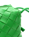 Nappa Intrecciato Mini Loop Camera Bag Parakeet
